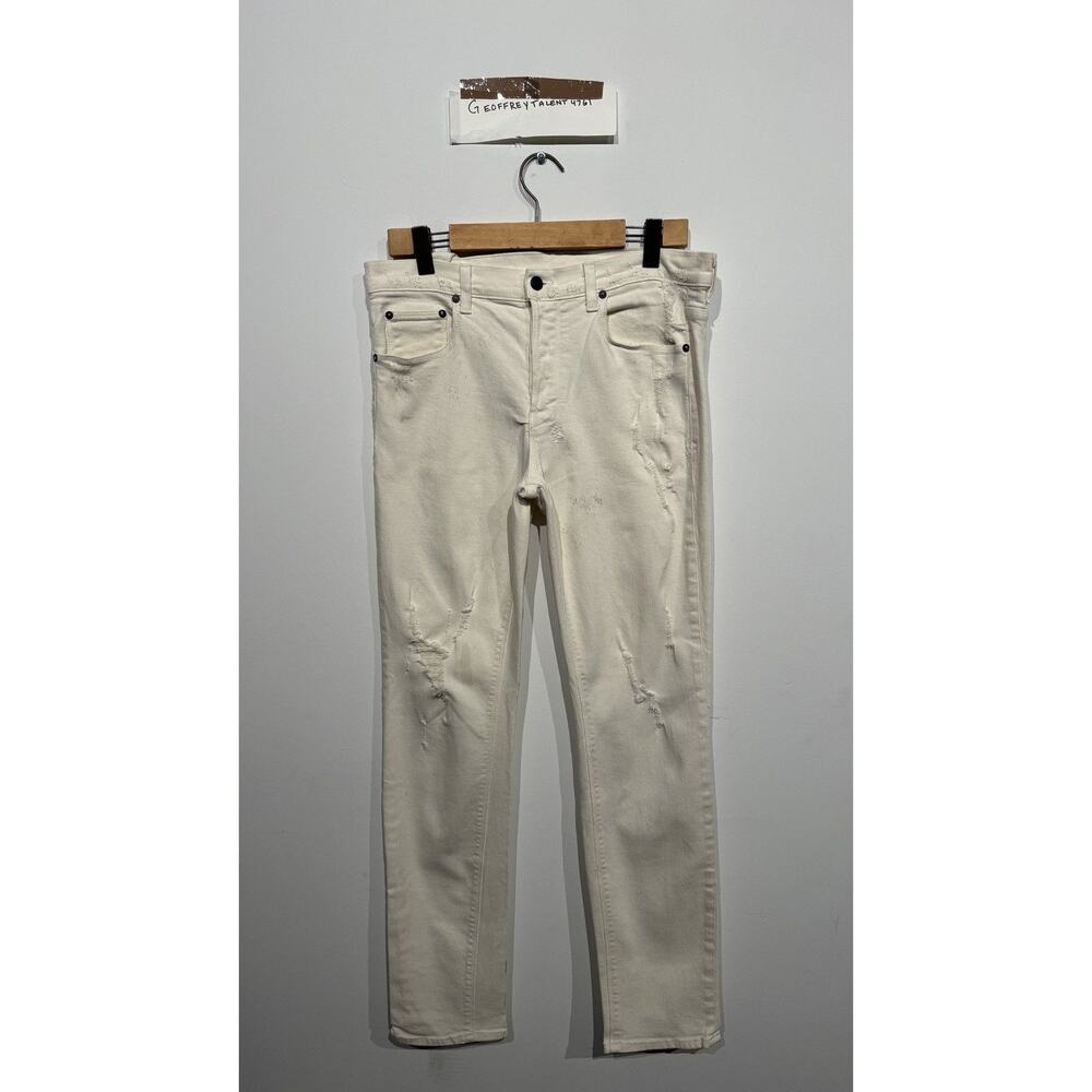 Ksubi Chitch Whitenoise Distressed Skinny Jeans - Size 32